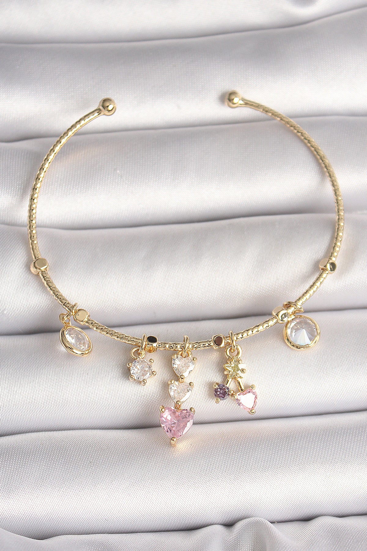 ZEVRA Kalp Charm Bileklik – Gold