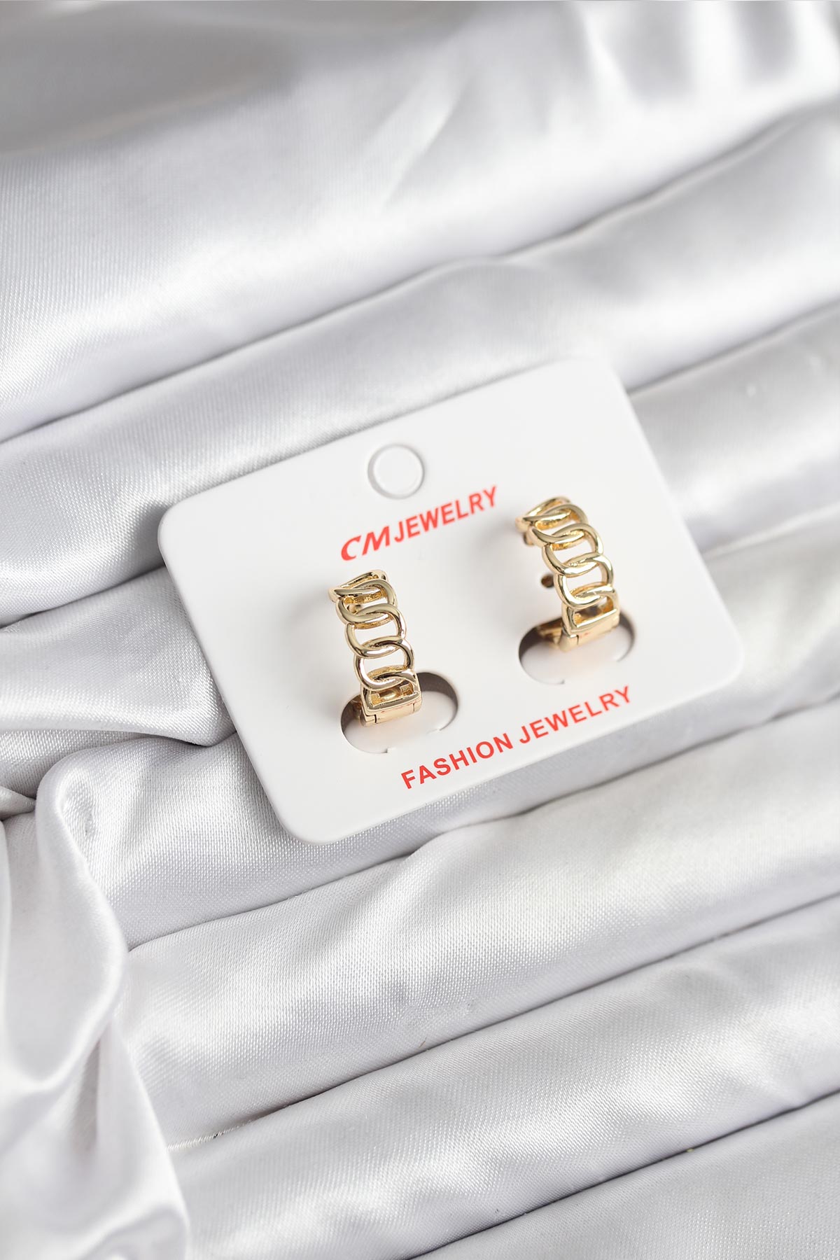 14K Gold Renk Kaplama Samanyolu Model Kadın Küpe