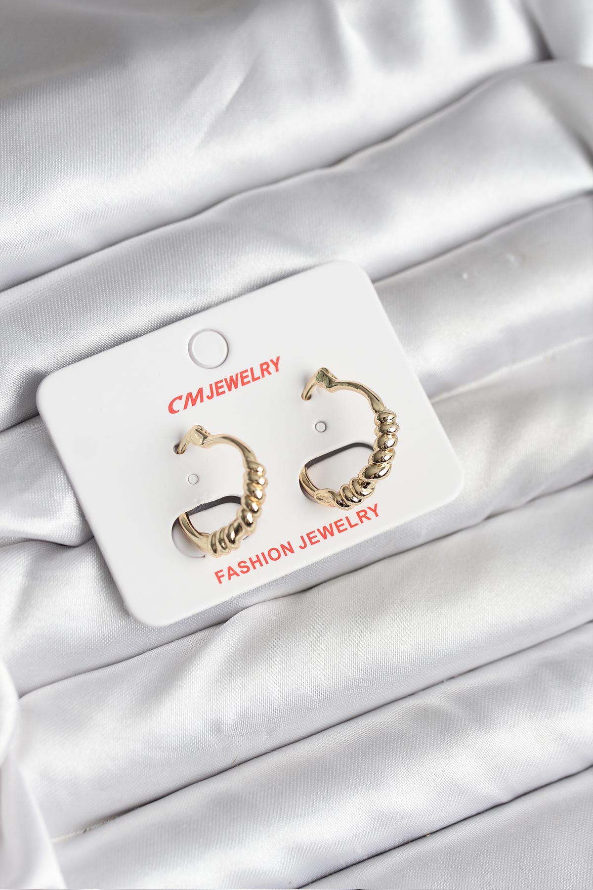 14K Gold Renk Kaplama Kadın Küpe