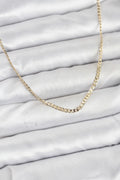 14K Gold Renk Pirinç Zincir Model Kadın Kolye