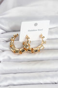 ZEVRA Spiral Halka Küpe – Gold