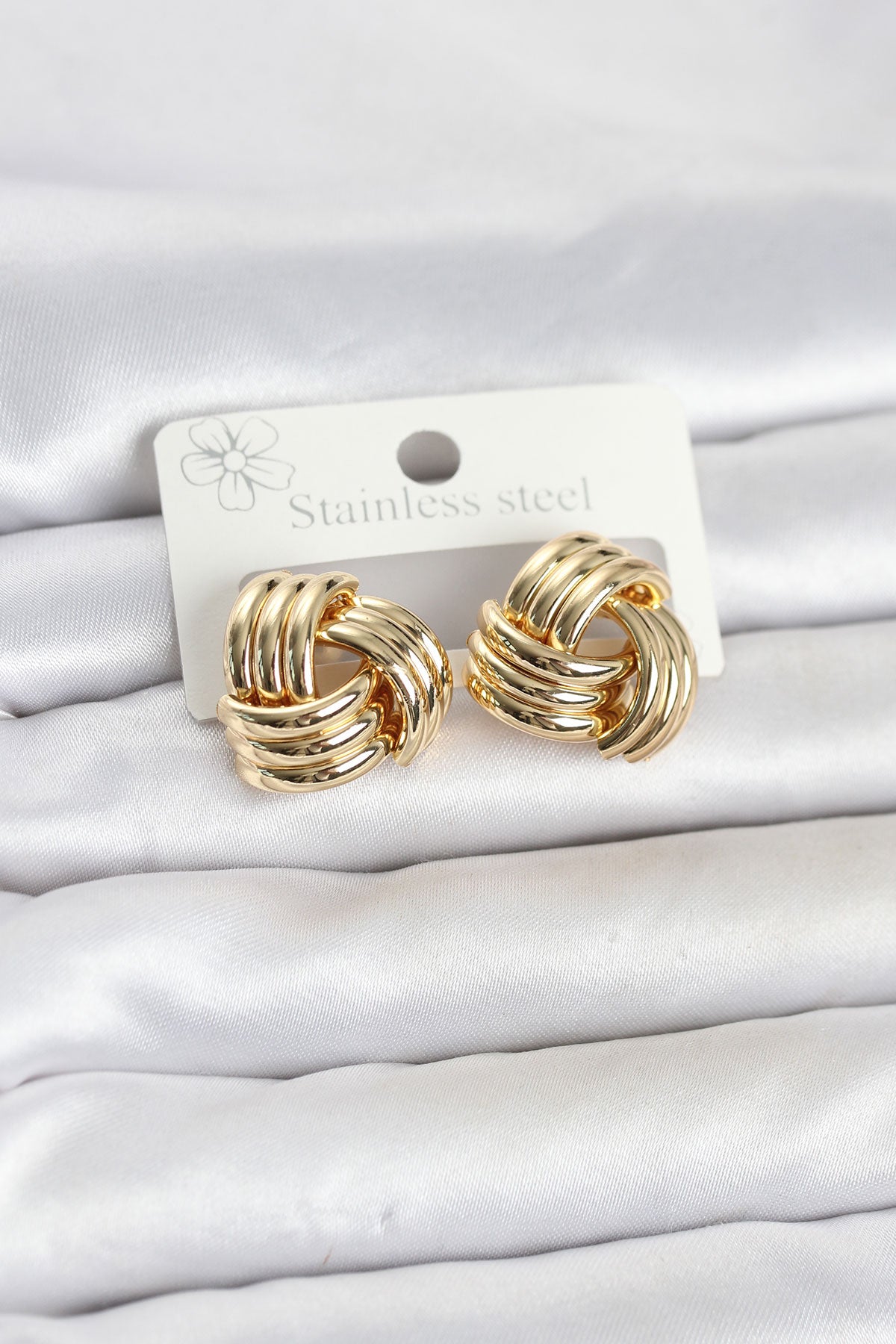 ZEVRA Sarmal Küpe – Gold