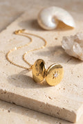 ZEVRA Açılabilir Madalyon Kolye – Gold