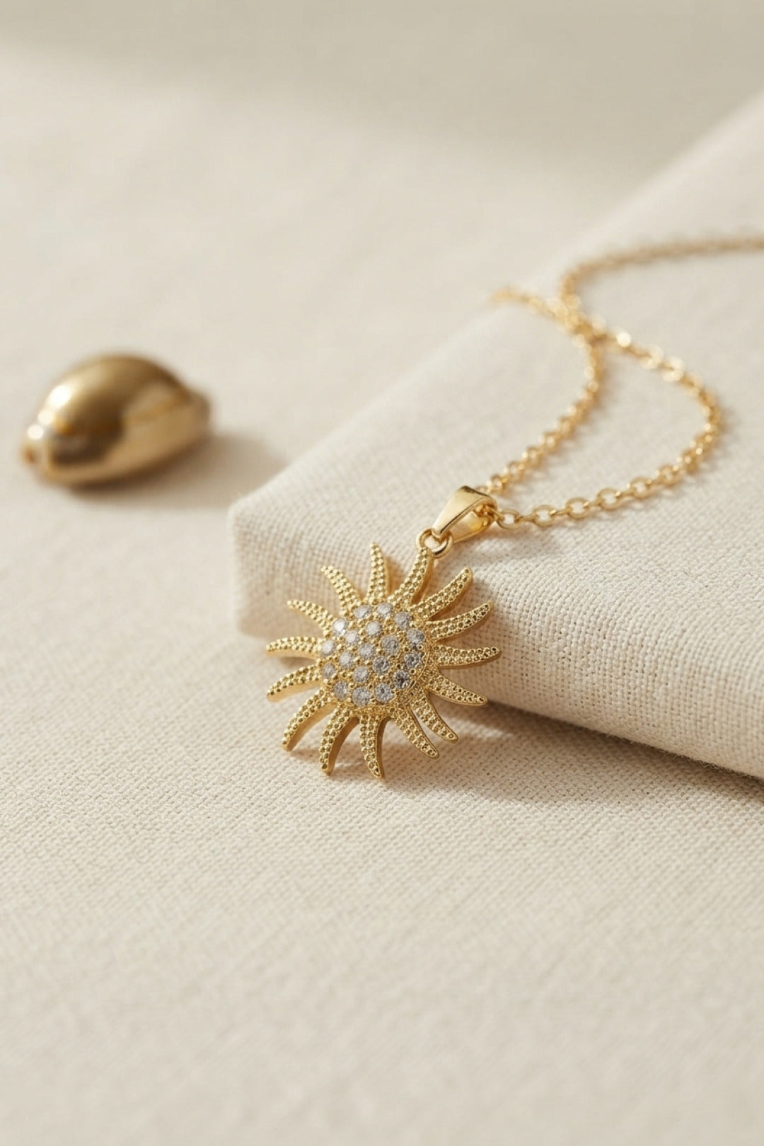 ZEVRA Güneş Kolye – Gold