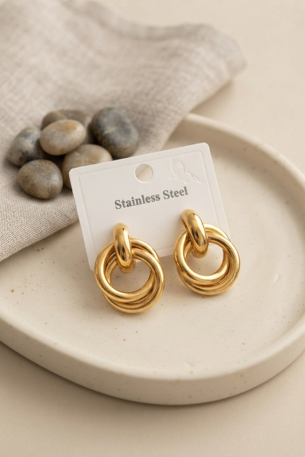 ZEVRA Halka Küpe – Gold