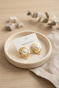 ZEVRA İncili Küpe – Gold